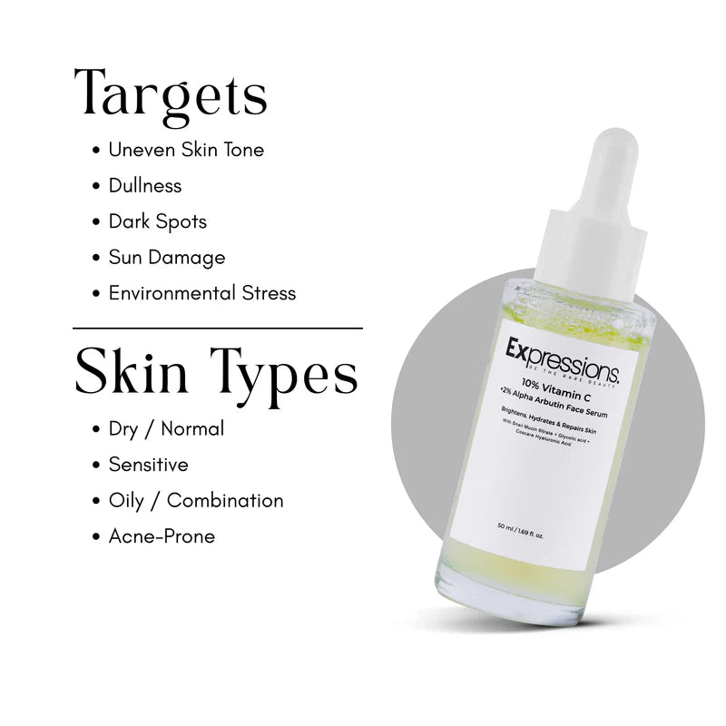 Vitamin C + Alpha Arbutin Face Brightening Serum