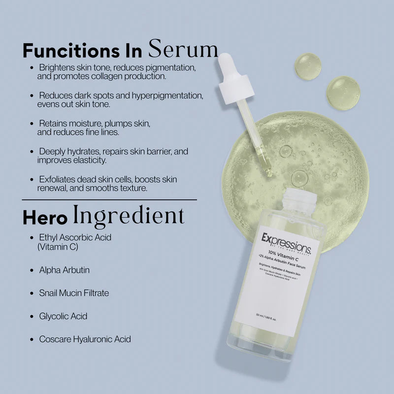 Vitamin C + Alpha Arbutin Face Brightening Serum