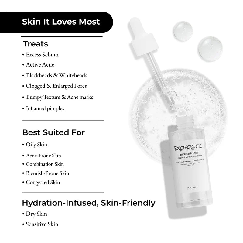 Salicylic Acid Face Serum for Acne & Blackheads