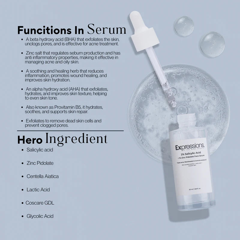 Salicylic Acid Face Serum for Acne & Blackheads