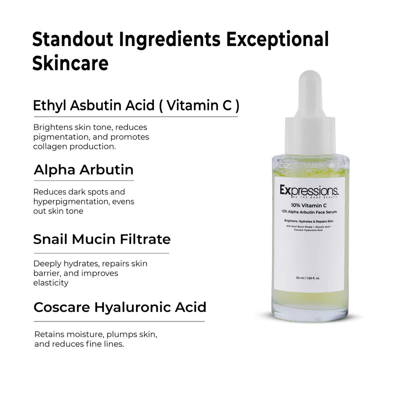 Vitamin C + Alpha Arbutin Face Brightening Serum