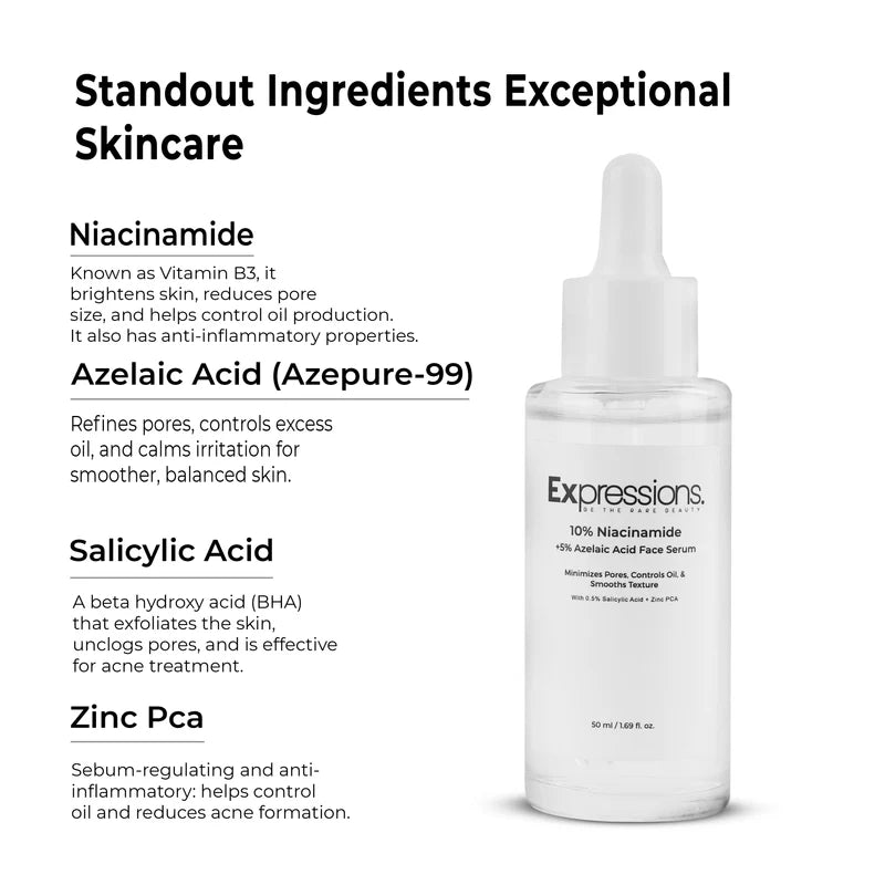 Niacinamide + Azelaic Acid Anti-Acne Face Serum